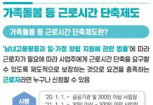 내년부터 ‘근로시간 단축제도’ 1인 이상 사업장까지 확대 시행