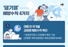 해외여행 시 ‘뎅기열’ 주의하세요~