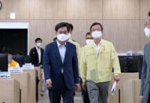 김동연 당선인, 경기도 전역 호우경보에 도청 재난상황실 찾아 긴급 상황점검