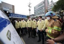 김동연 지사, 이천 병원 화재현장 찾아 “도민 안전에 가장 역점 둘 것”