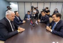 김동연 지사, 보리스 타디치 세르비아 전 대통령과 교류협력 논의