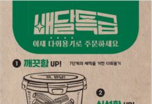 경기도, 친환경 선봉장 배달특급 ‘다회용기’ 사용 지역 2개→6개로 확대