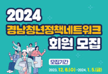 경남도, ‘2024 경남청년정책네트워크’ 회원 모집