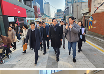 김민재 행정안전부 차관보 해운대구 로컬브랜딩 사업 현장방문