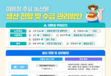 여름철 기상재해 대비…농축산물 수급 안정에 ‘총력’