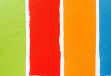 5년마다 미술진흥 기본계획 수립…종합적 정책 추진 기반 마련 four orange, green, blue, and red paint rollers