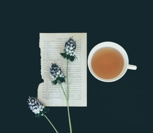 가을철 영양 관리 white ceramic tea cup beside white flowers