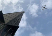 드론 활용해 4m 이상 첨탑 안전점검