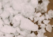 어떤 소금을 먹어야 할까? white snow on brown sand