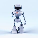 AI 기반 건강 관리, 나만의 맞춤 주치의가 된다 a robot that is standing on one foot