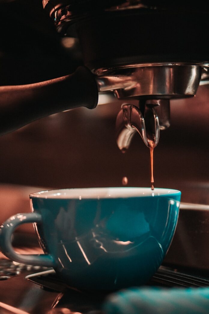 Photo by Joshua Glass white and teal cup