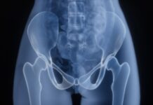 걷기 습관이 무너질 때 우리 몸이 잃어버리는 미세한 균형들 X-ray of a human pelvis and hips