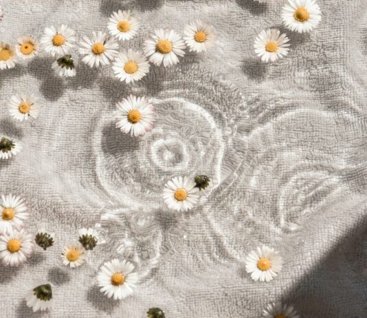 일상에 스며드는 웰니스 문화, 작은 변화로 큰 활력 얻는다 white and blue floral textile
