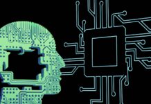 AI, 우리집 건강 지킴이로…일상에 스며드는 스마트 건강 관리 a person's head with a circuit board in front of it
